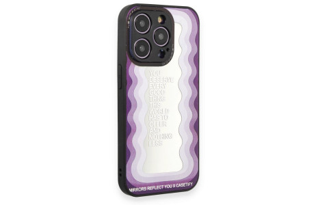 Newface iPhone 12 Pro Max Kılıf Mirror Desenli Kapak - Mirror - 5