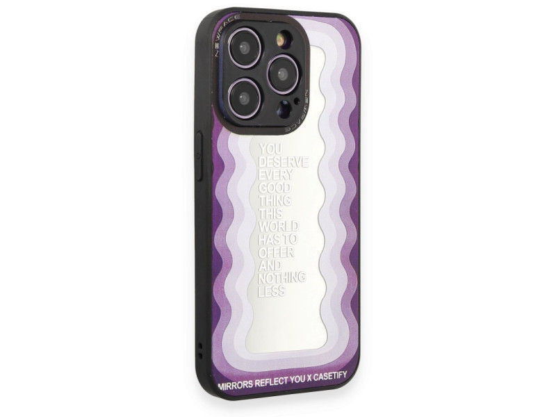 Newface iPhone 12 Pro Max Kılıf Mirror Desenli Kapak - Mirror - 5