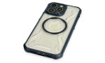 Newface iPhone 12 Pro Max Kılıf Prag Magneticsafe Kapak - Lacivert