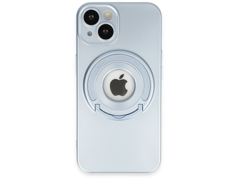 Newface iPhone 13 Kılıf Lukka Magneticsafe Kapak - Sierra Blue