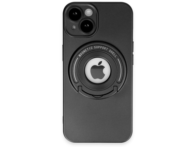 Newface iPhone 13 Kılıf Lukka Magneticsafe Kapak - Siyah