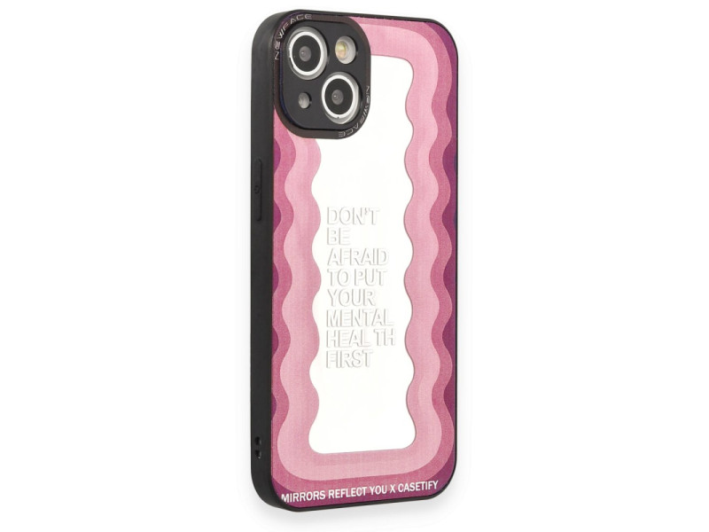 Newface iPhone 13 Kılıf Mirror Desenli Kapak - Mirror - 11
