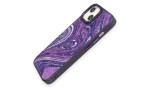Newface iPhone 13 Kılıf Moda Simli Kapak - Derin Mor