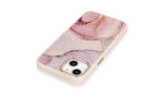 Newface iPhone 13 Kılıf Moda Simli Kapak - Rose