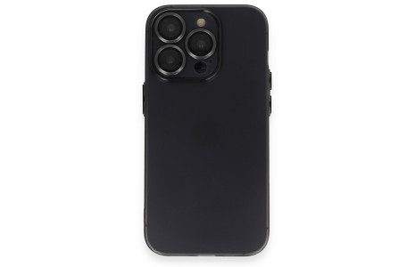 Newface iPhone 13 Pro Kılıf Luko Lens Silikon - Siyah