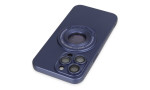 Newface iPhone 13 Pro Max Kılıf Lukka Magneticsafe Kapak - Lacivert