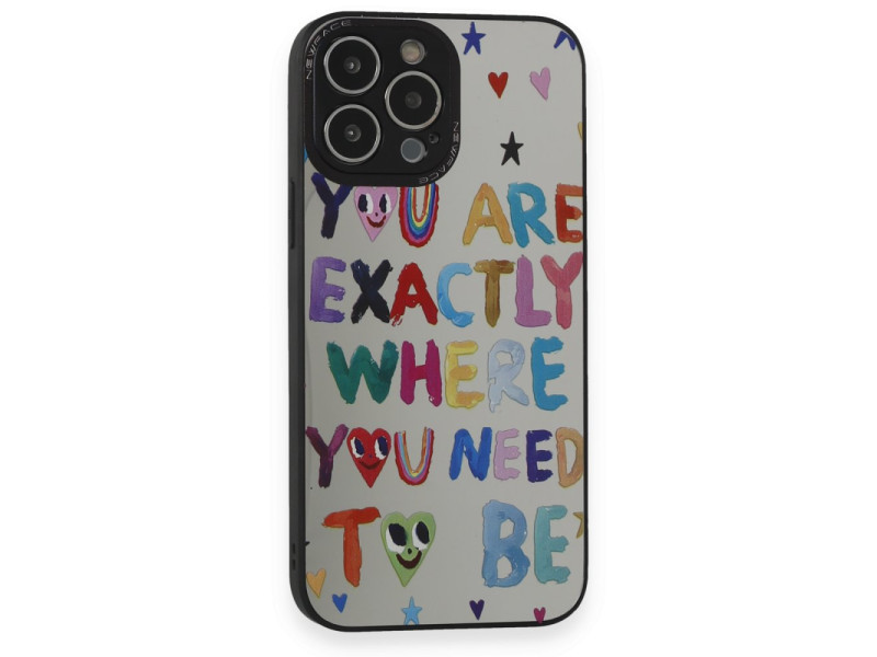Newface iPhone 13 Pro Max Kılıf Mirror Desenli Kapak - Mirror - 10