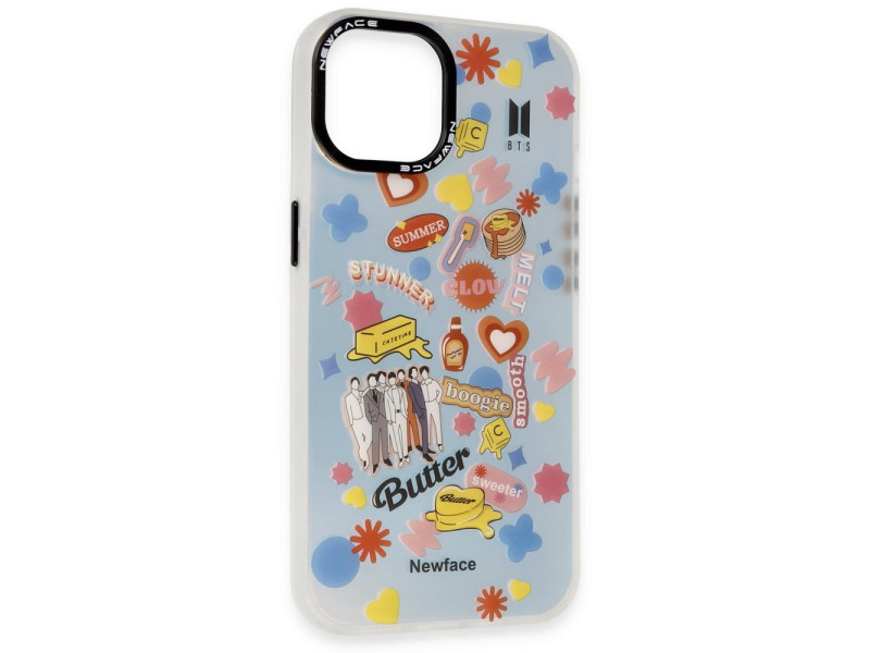 Newface iPhone 14 Kılıf Estoril Desenli Kapak - Estoril - 16