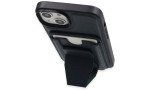 HDD iPhone 14 Kılıf HD Deri Luxury Magnet Kartvizitli Kapak - Koyu Yeşil