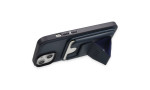HDD iPhone 14 Kılıf HD Deri Luxury Magnet Kartvizitli Kapak - Lacivert
