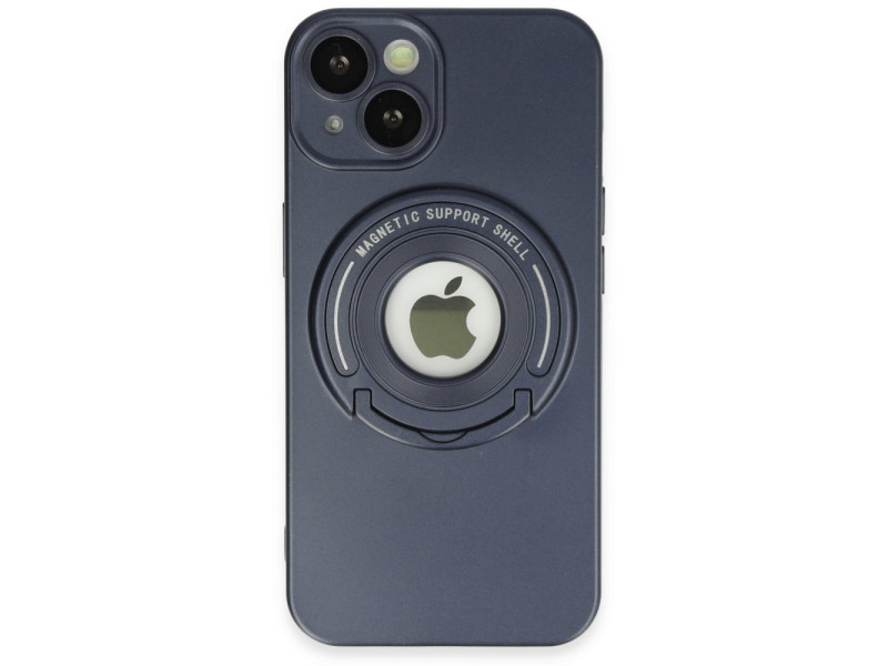 Newface iPhone 14 Kılıf Lukka Magneticsafe Kapak - Lacivert