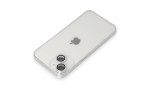 Newface iPhone 14 Kılıf Luko Lens Silikon - Gümüş