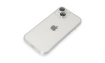 Newface iPhone 14 Kılıf Luko Lens Silikon - Gümüş