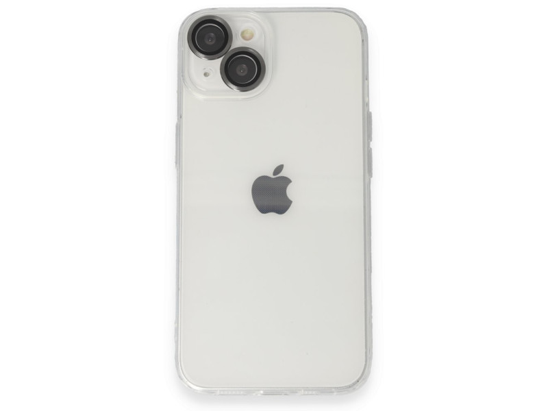 Newface iPhone 14 Kılıf Luko Lens Silikon - Siyah
