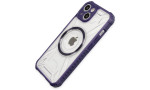 Newface iPhone 14 Kılıf Prag Magneticsafe Kapak - Derin Mor