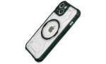 Newface iPhone 14 Kılıf Prag Magneticsafe Kapak - Koyu Yeşil