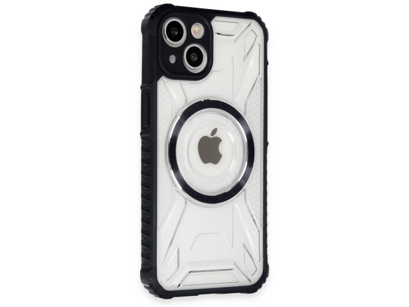 Newface iPhone 14 Kılıf Prag Magneticsafe Kapak - Siyah