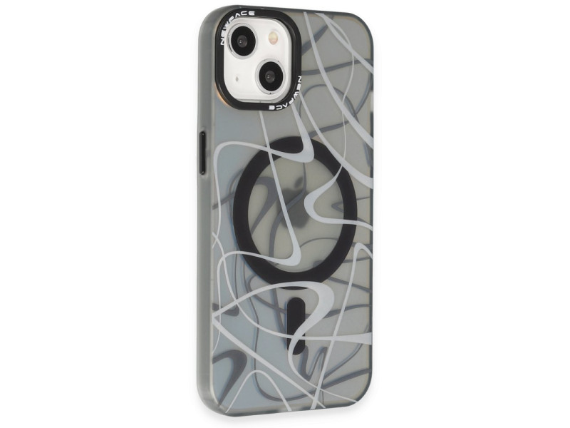 Newface iPhone 14 Kılıf Venüs Magneticsafe Desenli Kapak - Venüs - 3