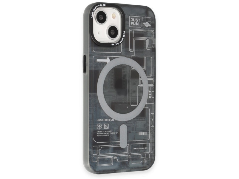 Newface iPhone 14 Kılıf Venüs Magneticsafe Desenli Kapak - Venüs - 4