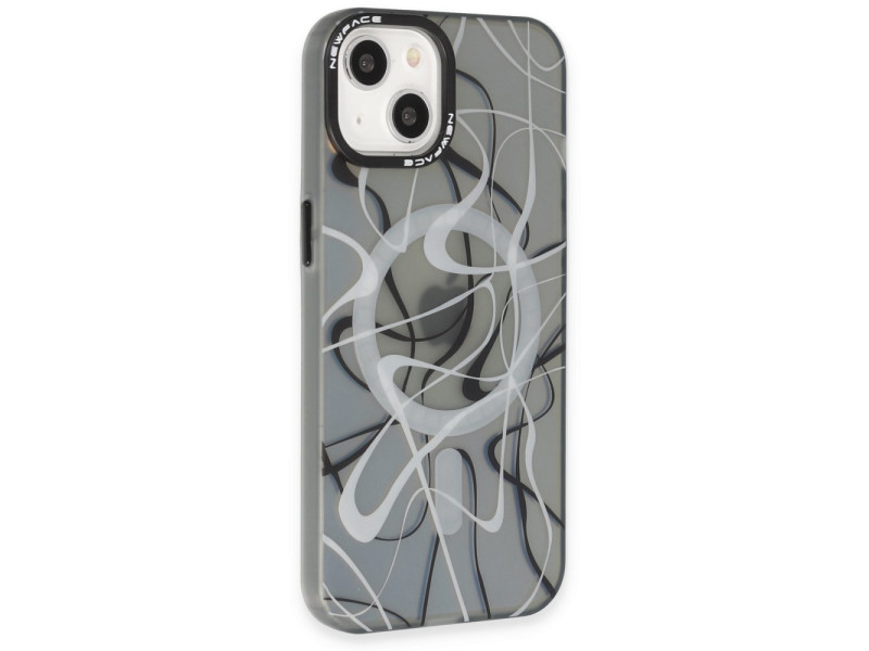 Newface iPhone 14 Kılıf Venüs Magneticsafe Desenli Kapak - Venüs - 5