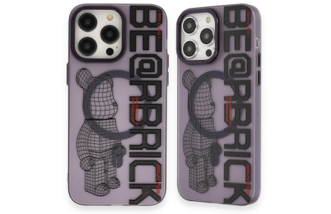 Newface iPhone 14 Pro Kılıf Apollo Magneticsafe Desenli Kapak - Apollo Mor - 4