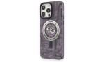 Newface iPhone 14 Pro Kılıf Apollo Magneticsafe Desenli Kapak - Apollo Mor - 5