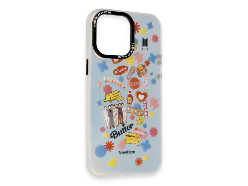 Newface iPhone 14 Pro Kılıf Estoril Desenli Kapak - Estoril - 16