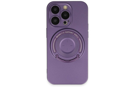 Newface iPhone 14 Pro Kılıf Lukka Magneticsafe Kapak - Derin Mor
