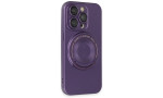 Newface iPhone 14 Pro Kılıf Lukka Magneticsafe Kapak - Derin Mor