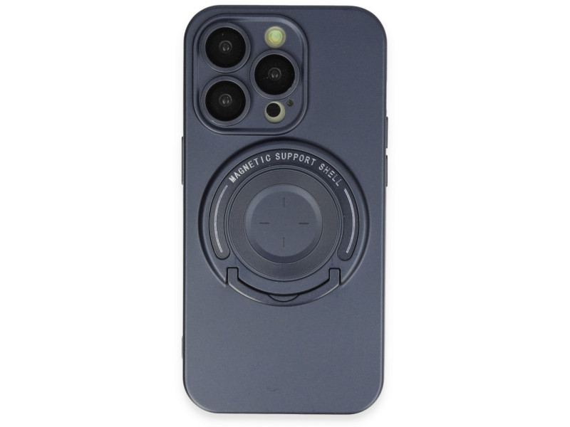 Newface iPhone 14 Pro Kılıf Lukka Magneticsafe Kapak - Lacivert