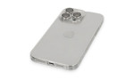 Newface iPhone 14 Pro Kılıf Luko Lens Silikon - Gümüş