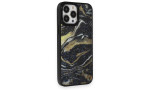 Newface iPhone 14 Pro Kılıf Moda Simli Kapak - Siyah