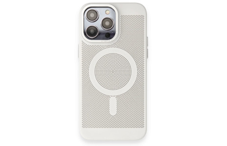 Newface iPhone 14 Pro Kılıf Plüton Magneticsafe Kapak - Beyaz