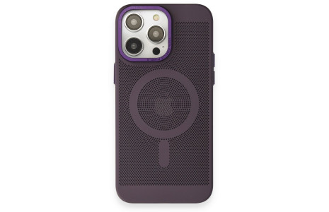 Newface iPhone 14 Pro Kılıf Plüton Magneticsafe Kapak - Derin Mor