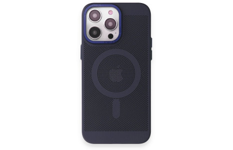 Newface iPhone 14 Pro Kılıf Plüton Magneticsafe Kapak - Lacivert