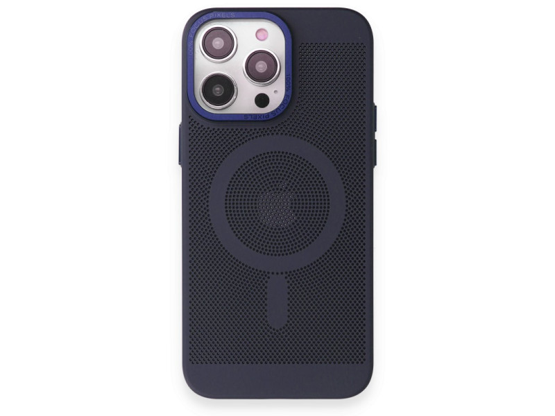 Newface iPhone 14 Pro Kılıf Plüton Magneticsafe Kapak - Lacivert