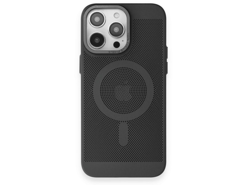 Newface iPhone 14 Pro Kılıf Plüton Magneticsafe Kapak - Siyah