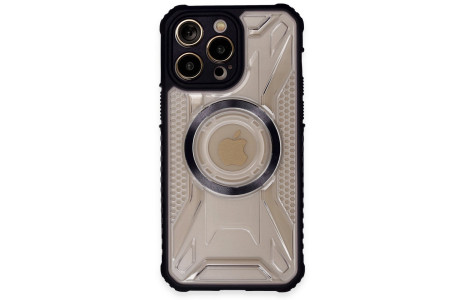 Newface iPhone 14 Pro Kılıf Prag Magneticsafe Kapak - Siyah