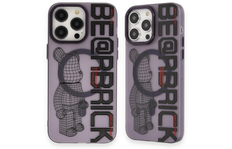 Newface iPhone 14 Pro Max Kılıf Apollo Magneticsafe Desenli Kapak - Apollo Mor - 4