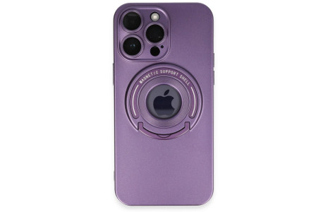 Newface iPhone 14 Pro Max Kılıf Lukka Magneticsafe Kapak - Derin Mor