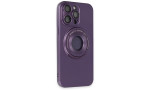 Newface iPhone 14 Pro Max Kılıf Lukka Magneticsafe Kapak - Derin Mor