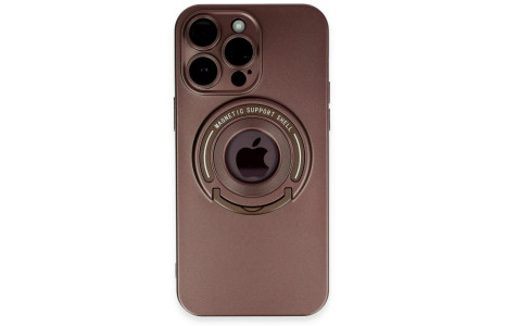 Newface iPhone 14 Pro Max Kılıf Lukka Magneticsafe Kapak - Kahverengi