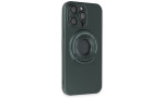 Newface iPhone 14 Pro Max Kılıf Lukka Magneticsafe Kapak - Koyu Yeşil