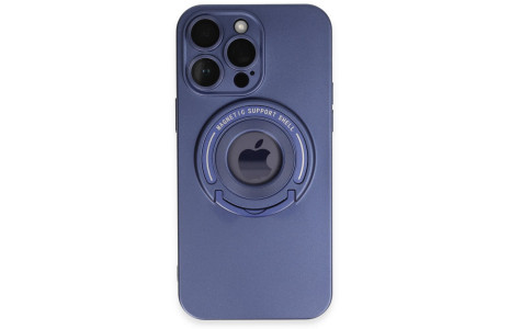 Newface iPhone 14 Pro Max Kılıf Lukka Magneticsafe Kapak - Lacivert