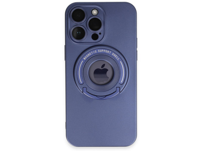 Newface iPhone 14 Pro Max Kılıf Lukka Magneticsafe Kapak - Lacivert