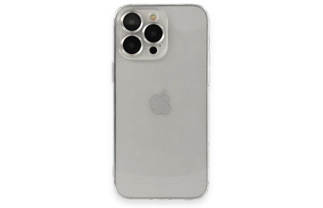 Newface iPhone 14 Pro Max Kılıf Luko Lens Silikon - Gümüş