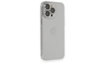 Newface iPhone 14 Pro Max Kılıf Luko Lens Silikon - Gümüş