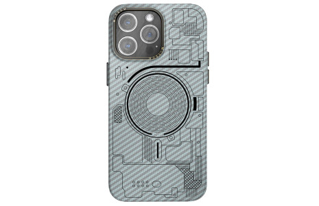 Newface iPhone 14 Pro Max Kılıf Mekanik Magsafe Kapak - Sierra Blue