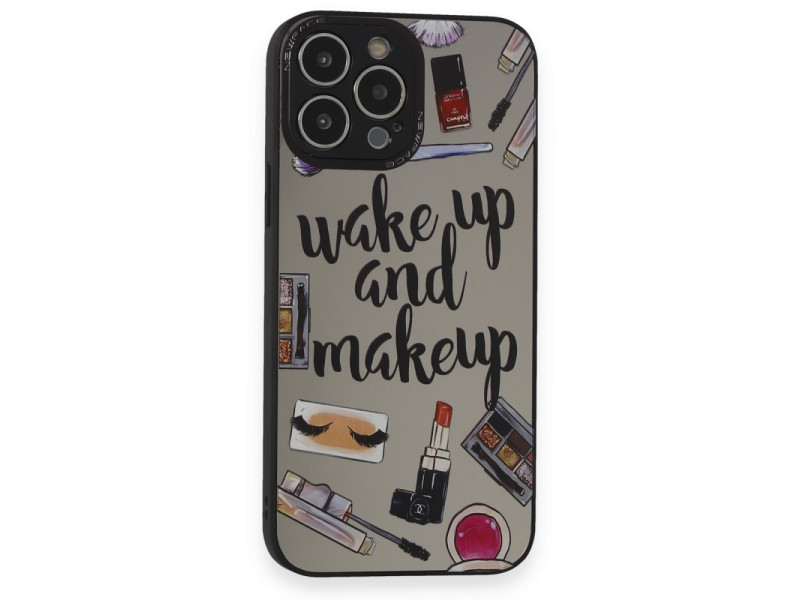 Newface iPhone 14 Pro Max Kılıf Mirror Desenli Kapak - Mirror - 3