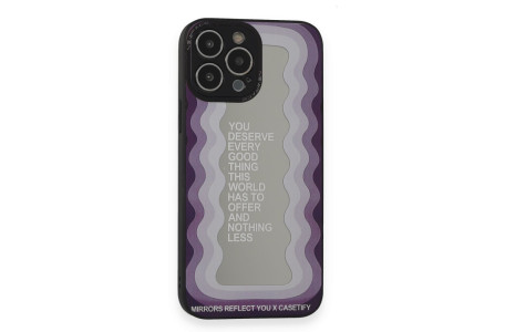 Newface iPhone 14 Pro Max Kılıf Mirror Desenli Kapak - Mirror - 5